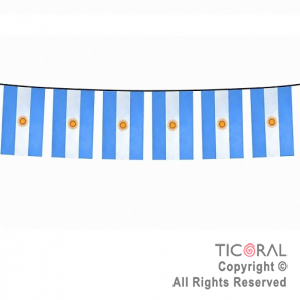 BANDERIN GUIRNALDA BANDERA VERTICAL ARGENTINA X 2 MTS