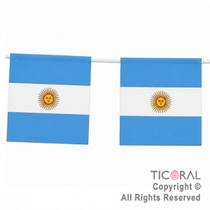 BANDERIN BANDERA HORIZONTAL ARGENTINA X 2 MTS