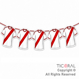 BANDERIN CAMISETAS RIVER PLATE