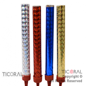 BENGALA HOLOGRAFICA MULTICOLOR BLISTER x 4 (PACK X 15) (PS)