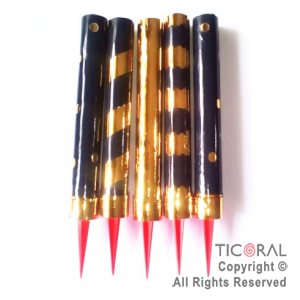 BENGALA DISE�O SURTIDO NEGRO Y ORO X 5