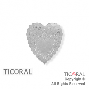 BLONDA CORAZON N�10 PLATA CALADA x 100