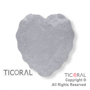 BLONDA CORAZON N�15 PLATA CALADA x 100