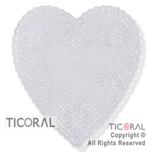 BLONDA CORAZON N�20 BLANCA CALADA x 100