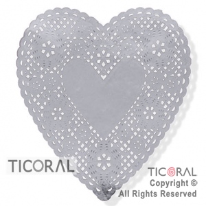 BLONDA CORAZON N�20 PLATA CALADA x 100