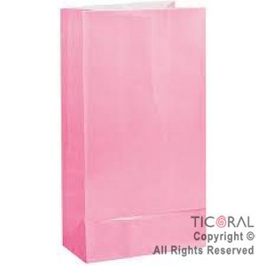 BOLSITA PAPEL COLOR LILA 12.5X24.5CM x 10