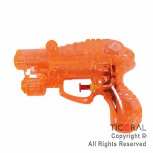 PISTOLA LANZA AGUA 15.5 CM X 11 CM TRANSPARENTE x 1
