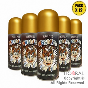 PINTA PELO NASHVILLE EN AEROSOL DORADO X 80 GR x 12
