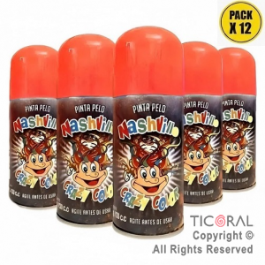 PINTA PELO NASHVILLE EN AEROSOL NARANJA X 80 GR x 12