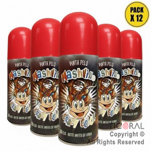 PINTA PELO NASHVILLE EN AEROSOL ROJO X 80 GR x 12