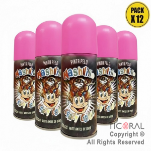 PINTA PELO NASHVILLE EN AEROSOL ROSA/FUCSIA X 80 GR x 12