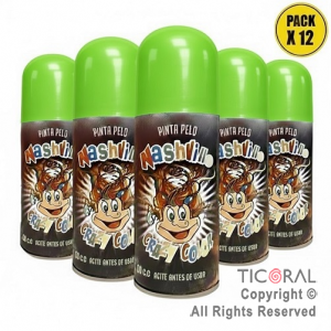 PINTA PELO NASHVILLE EN AEROSOL VERDE X 80 GR x 12
