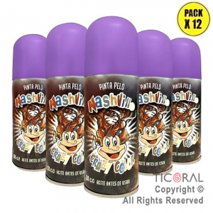 PINTA PELO NASHVILLE EN AEROSOL VIOLETA X 80 GR x 12