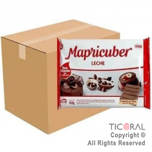 ARCOR MAPRICUBER TABLETA LECHE 6 KG (12 X 500 GR) 9438