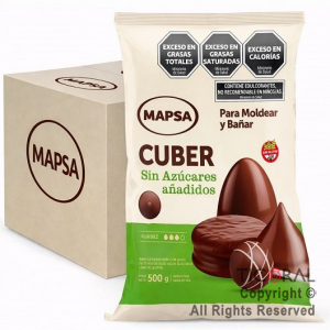 MAPSACUBER SIN AZUCAR EN BOTONES 3 KG (6 X 500 GR) 5833