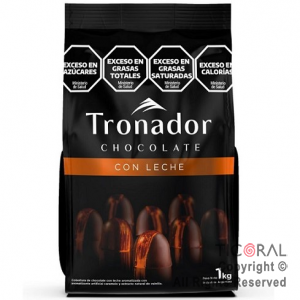 CHOCOLATE COBERTURA LECHE TRONADOR X 1 KG