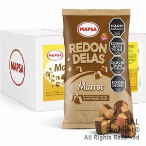 BOMBON REDONDELAS MARROC  3 KG (6 X 500 GR)  MAPSA