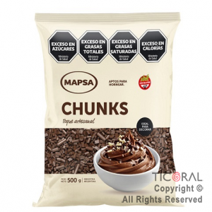GRANULADO CHUNKS SEMIAMARGO X 500 GR MAPSA