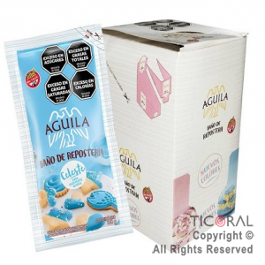 BA�O DE REPOSTERIA AGUILA SACHET CELESTE VAINILLA 900 GR (PACK 6 X 150 GR)