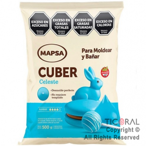 MAPSACUBER CELESTE EN BOTONES X 500 GR