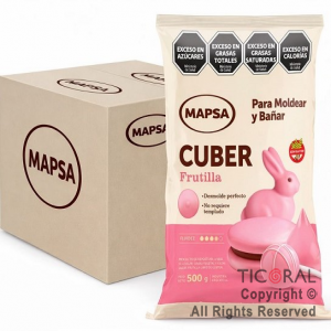 MAPSACUBER FRUTILLA EN BOTONES 3 KG (6 X 500 GR)