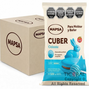 MAPSACUBER BOTONES CELESTE 3 KG (6 X 500 GR)