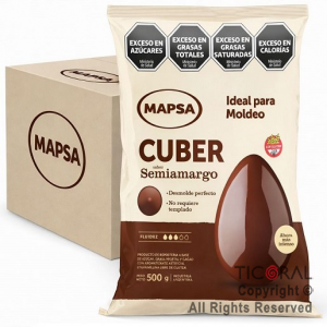 MAPSACUBER SEMIAMARGO EN BOTONES 5 KG (10 X 500 GR) 5878