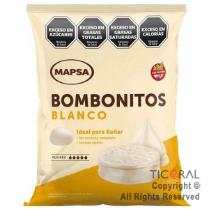 BA�O DE REPOSTERIA BOMBONITOS BLANCO x 1KG MAPSA