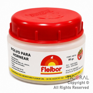 POLVO PARA HORNEAR FLEIBOR X 80 GR