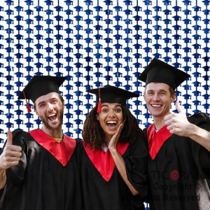 CORTINA EGRESADO GRADUACION METALIZADA AZUL 2 MT X 1MT