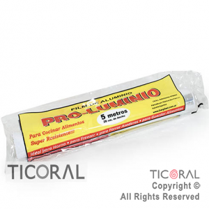 ROLLO PAPEL ALUMINIO PRO-LUMINIO 28CM X5MTS CAJA 30 ROLLOS