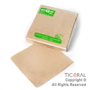 SERVILLETA BOUQUET 33X33 ECOLOGICA LISA x40