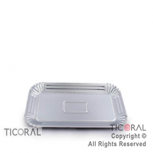 BANDEJA LAMINADA PLATA PIONONO 19x33 CM x 20
