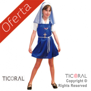 DISFRAZ MONJA ESPERANZA MIA ADULTO TALLE 1 
