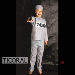 DISFRAZ PRESO NI�O ECO CR TALLE 3 x 1