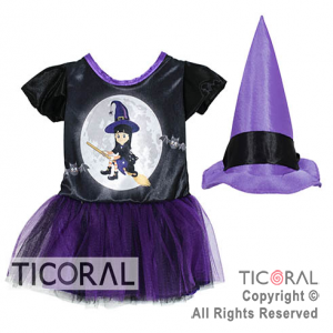 DISFRAZ BRUJITA NI�A CAND TALLE 0 x 1
