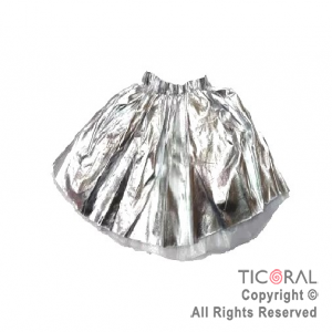 POLLERA TUTU PLATA x 1