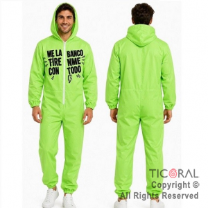 MAMELUCO VERDE FLUO ADULTO S/M