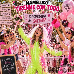 MAMELUCO VERDE FLUO ADULTO L / XXL