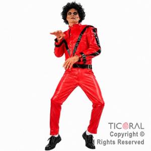 DISFRAZ THRILLER CHAQUETA Y PANTALON TALLE L (PS)