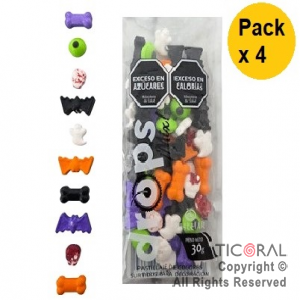 DROPS MIX HALLOWEEN 35 GR X 4 PAQUETES