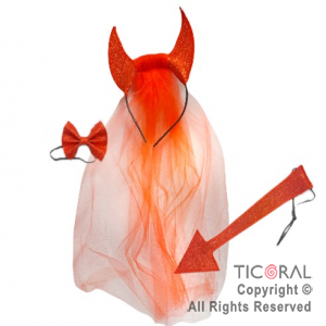 SET DIABLA ROJO (ADULTO) 3 PIEZAS CR