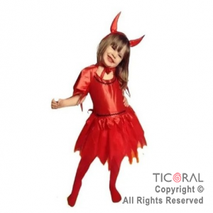 DISFRAZ DIABLITA NI�A CR TALLE 2