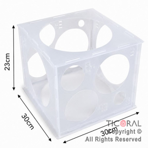 CAJA PLEGABLE PARA MEDICION GLOBOS