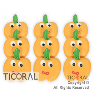 ADORNO CALABAZAS AZUCAR X 10