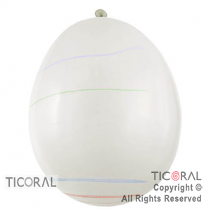 PI�ATA GIGANTE RAYADA BLANCO x 1