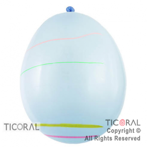 PI�ATA GIGANTE RAYADA CELESTE x 1