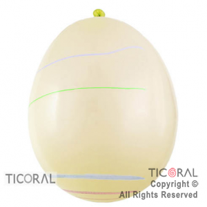 PI�ATA GIGANTE RAYADA AMARILLO x 1