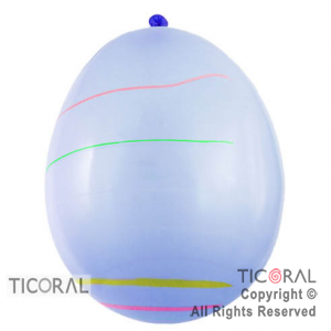 PI�ATA GIGANTE RAYADA AZUL x 1