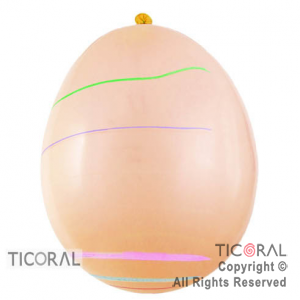 PI�ATA GIGANTE RAYADA NARANJA x 1